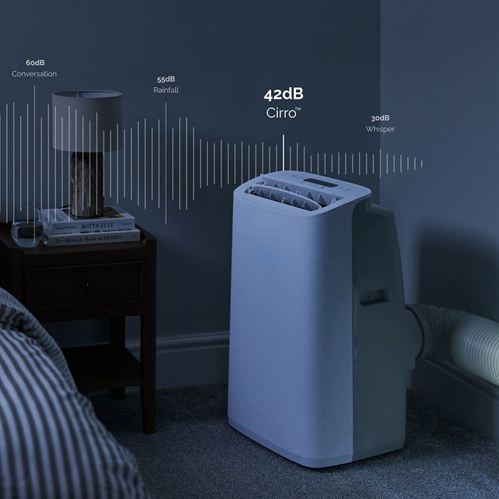 Meaco Cirro+® 16000 BTU Super Quiet Inverter Smart Portable Air Conditioner & Heater