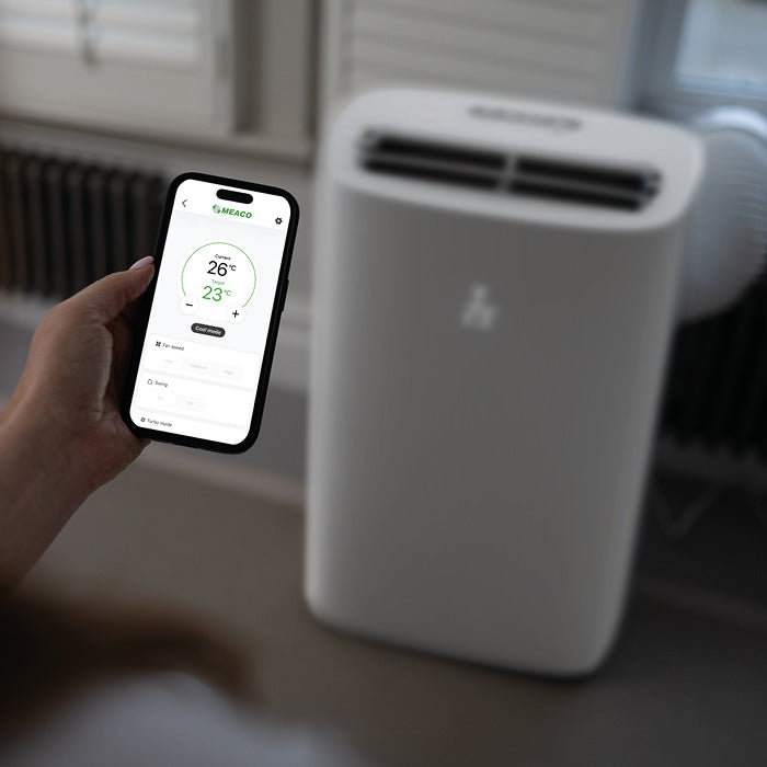 Meaco Cirro+® 14000 BTU Super Quiet Inverter Smart Portable Air Conditioner & Heater