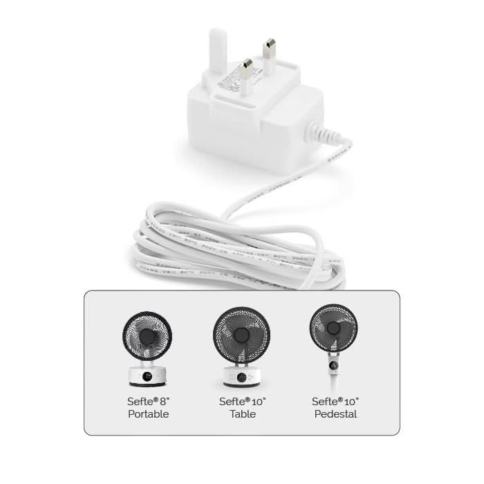 MeacoFan Sefte® 8 & 10 Cable and Plug Set
