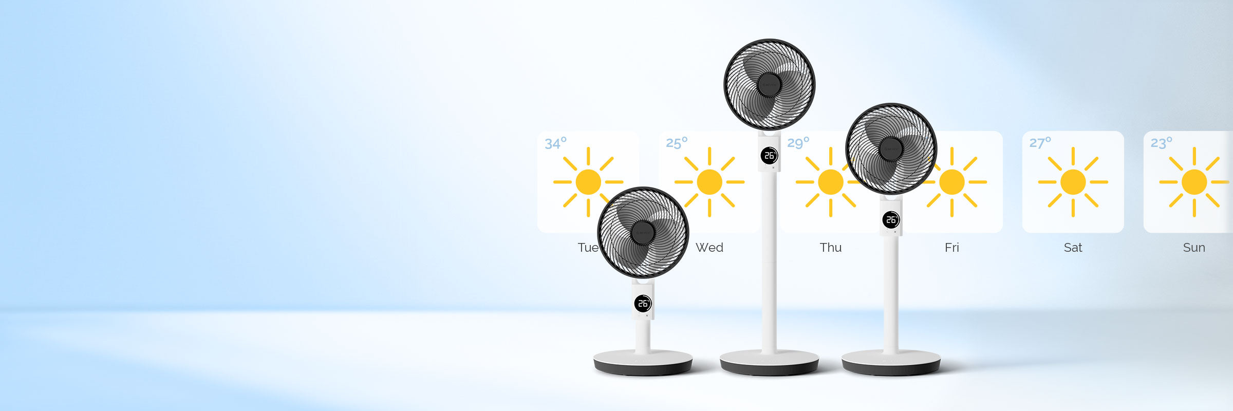 Meaco cooling products for warm weather